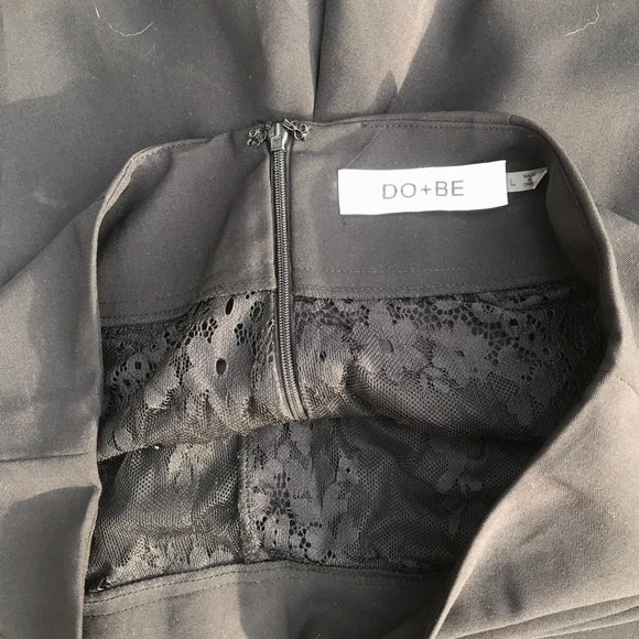 NWOT High Waisted Wide Leg Split Pant - Picture 4 of 7